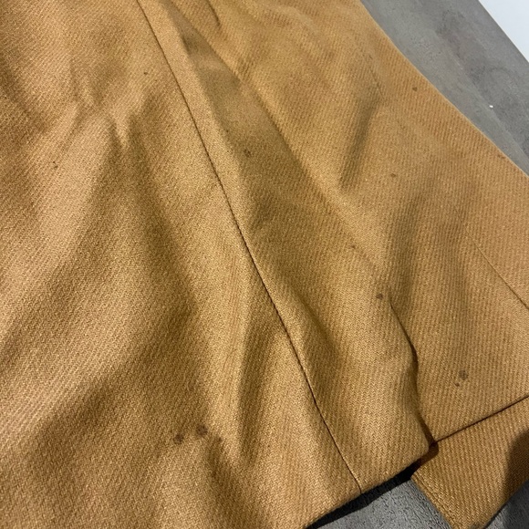 Zara Woman's Camel Double-Breasted Coat - Picture 8 of 10